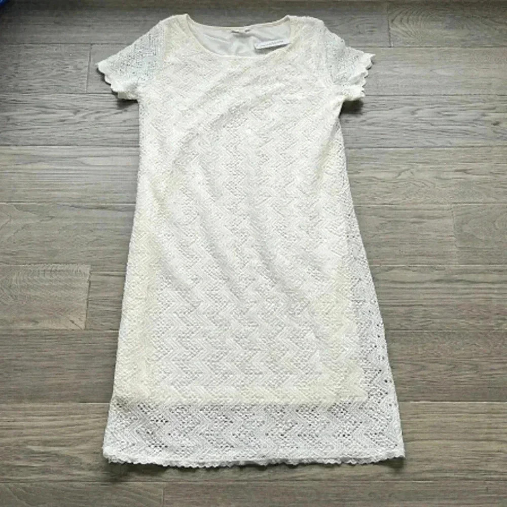 ✨🆕Charming Charlie🆕✨ | White/Ivory Lace  Dress With Sequin